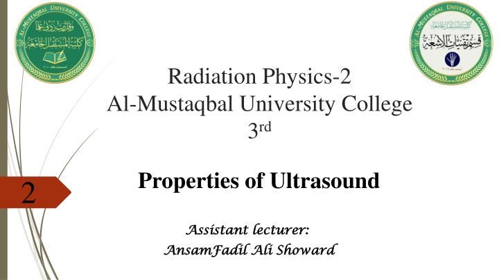 Properties of Ultrasound: Waves and Velocities