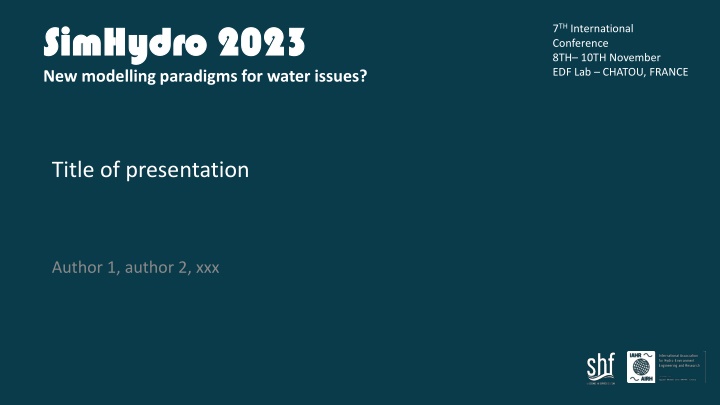 SimHydro 2023