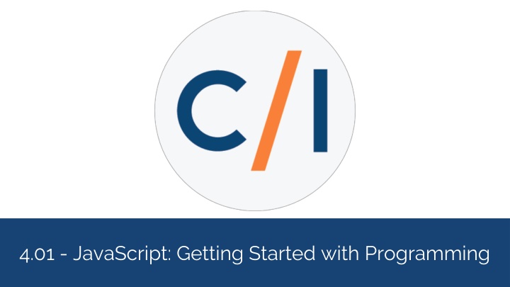 Getting Started with JavaScript Programming