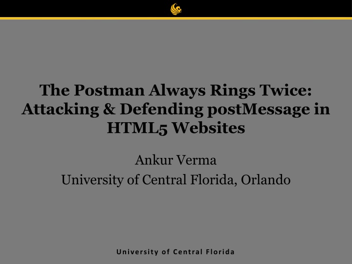 Attacking & Defending postMessage in HTML5 Websites