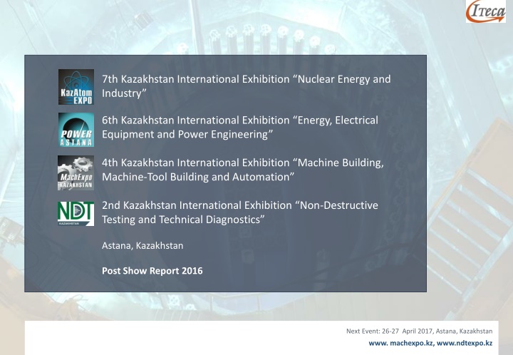 Industrial Exhibitions in Kazakhstan - Strengthening Technical and Economic Cooperation