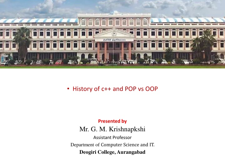 History of C++ Programming Paradigms: OOP vs POP