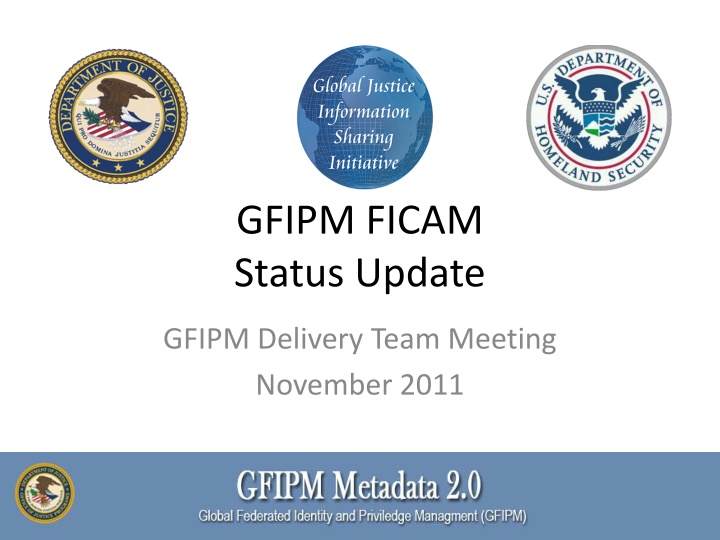 FICAM Status Update & Adoption Process Overview