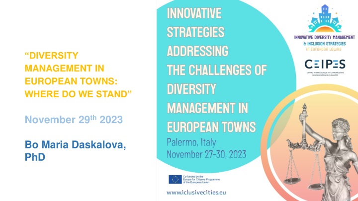 Diversity Management in European Towns - Where Do We Stand?