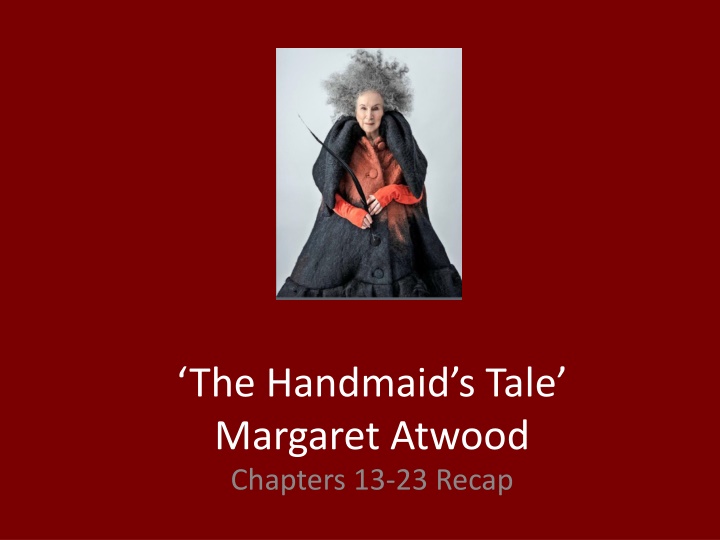 Recap of The Handmaid’s Tale Chapters 13-23