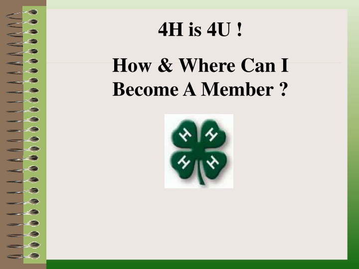 4-H Youth Program Overview & Joining Information