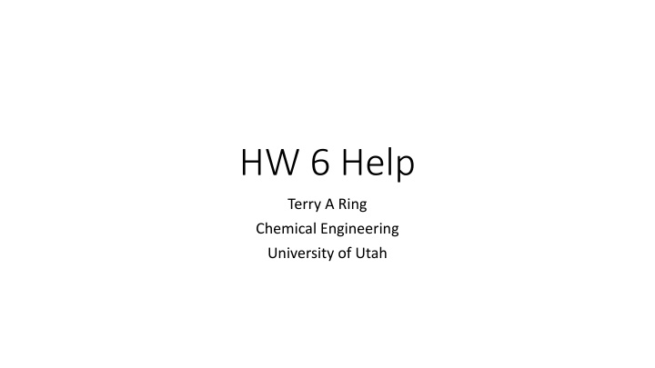 Chemical Engineering Process Analysis