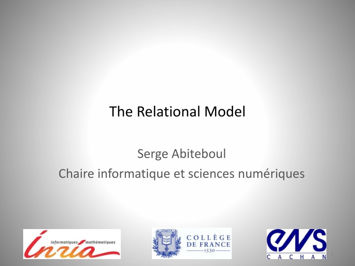 The Relational Model and Data Management