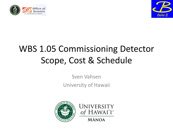 Scope, Cost & Schedule