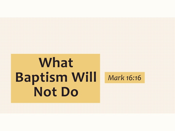 Biblical Baptism: Understanding Its Purpose
