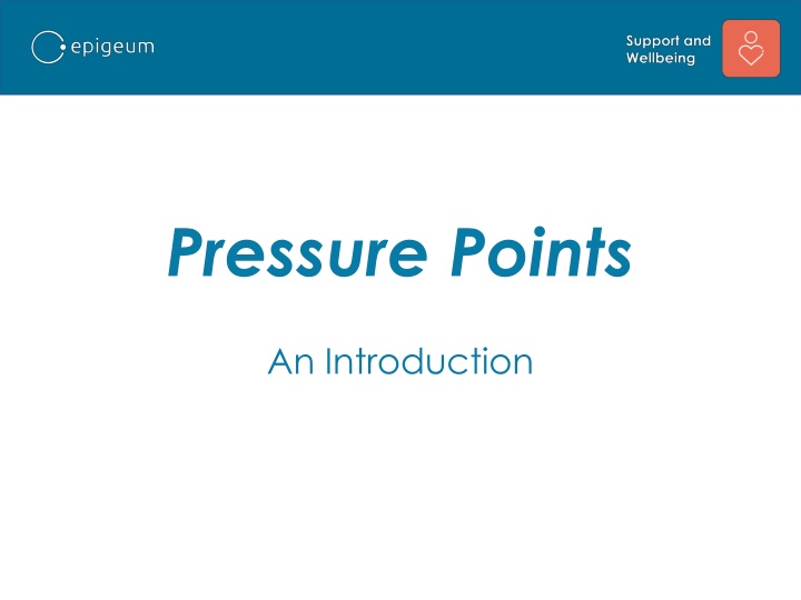 Introducing Pressure Points for University Wellbeing