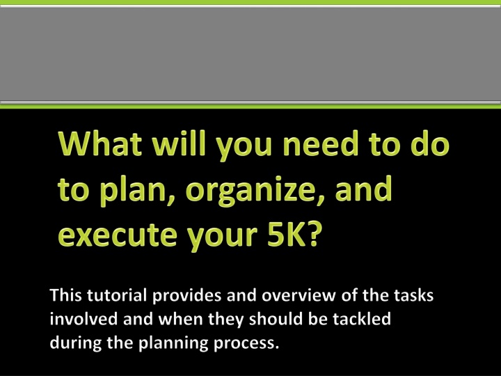 5K Event Planning: Essential Phases & Tasks