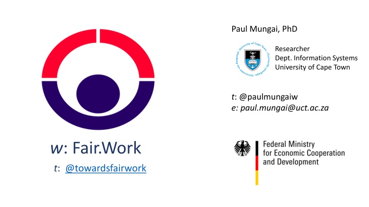 Fieldwork Brief on Fair Work Principles