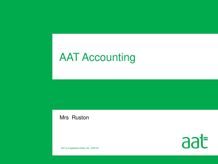 AAT Accounting Qualifications & Career Advancement