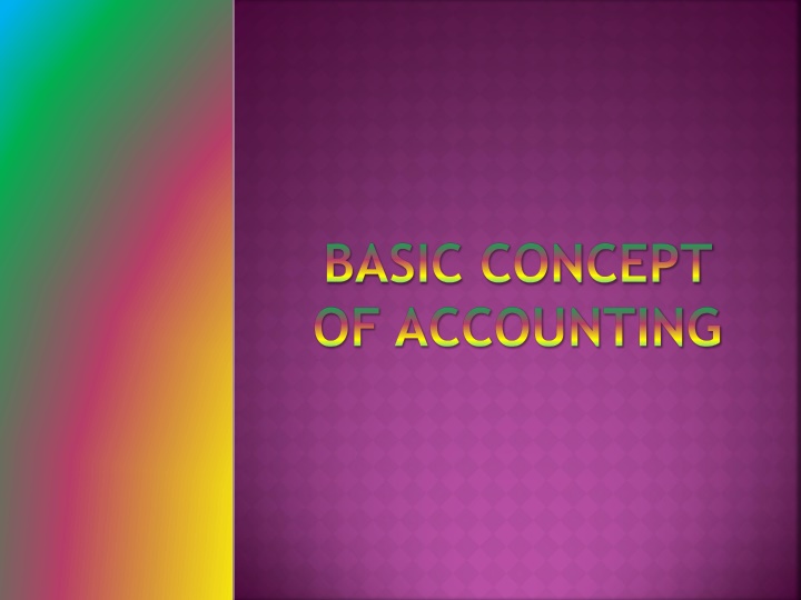Basic Concepts of Accounting