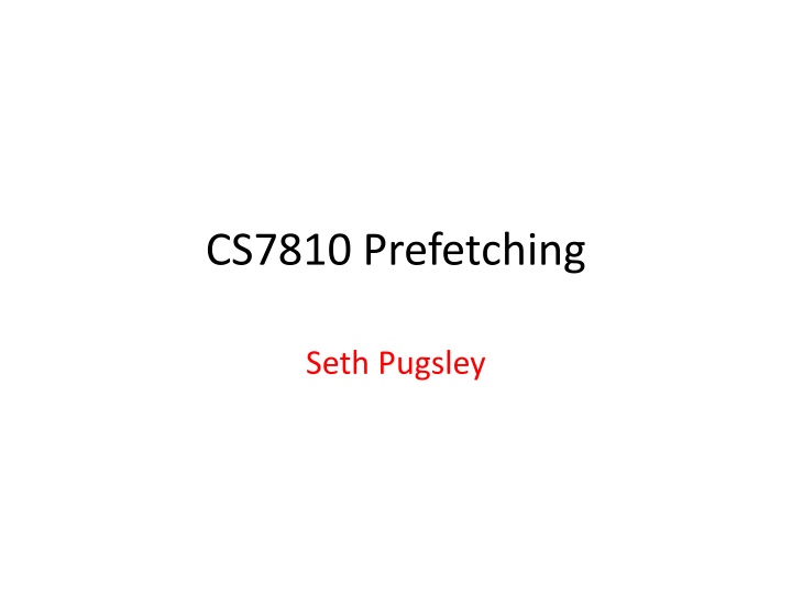 Data Access Predictions in Cache Systems