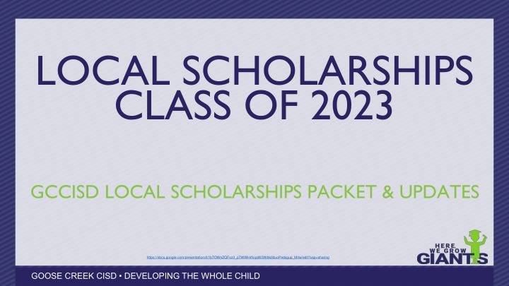 Local Scholarships for Class of 2023 in GCCISD - Apply Now for Free Money!