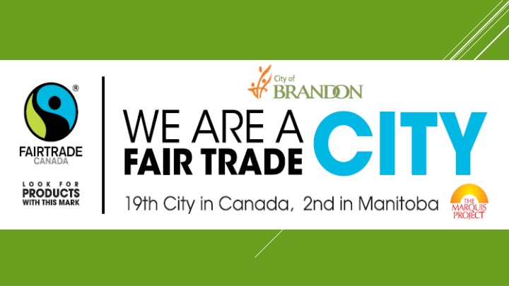 Fair Trade Town Program Achievements and Future Goals