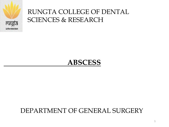 Abscesses in General Surgery: Overview and Pathophysiology
