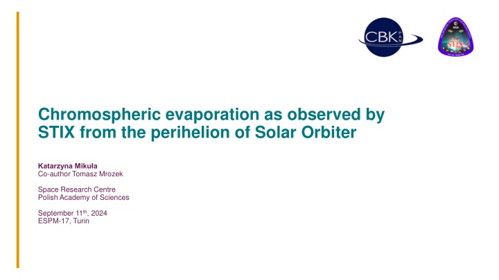 Chromospheric Evaporation Observations with STIX