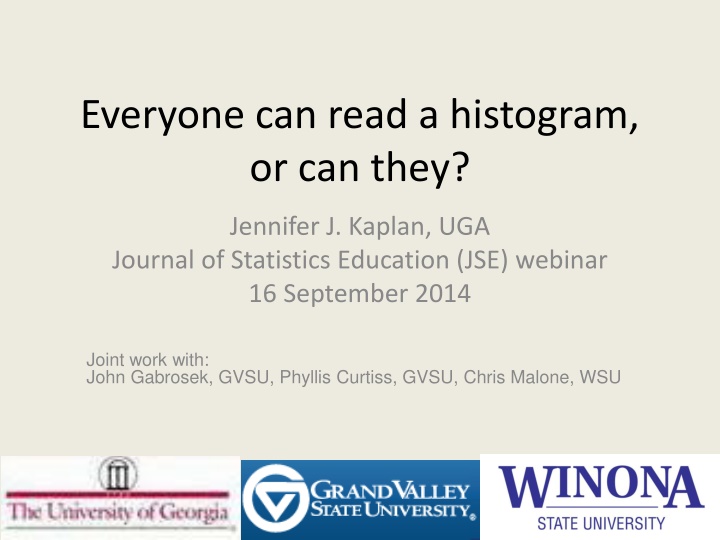 Misconceptions About Histograms: Understanding Data Representation