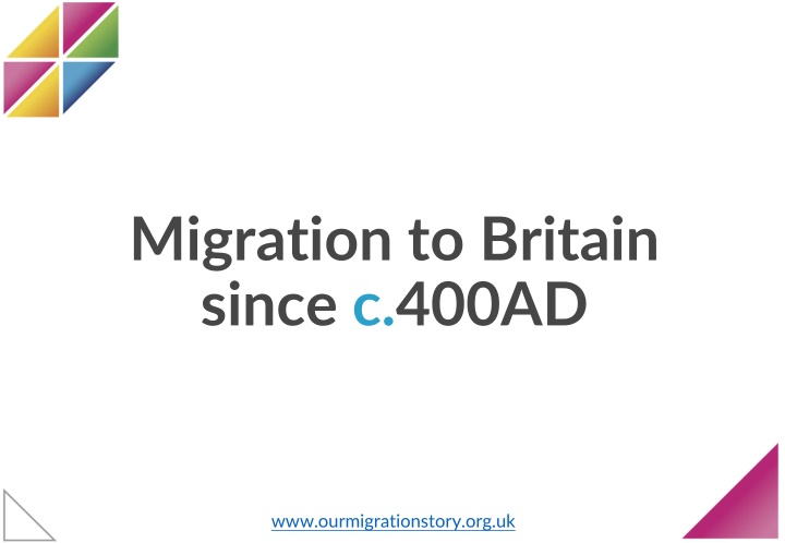 Migration to Britain since c.400AD - Historical Analysis