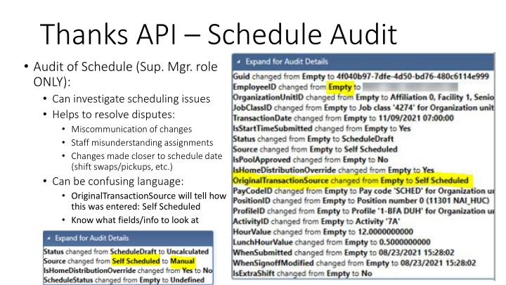 Audit of Schedule for Resolving Scheduling Disputes
