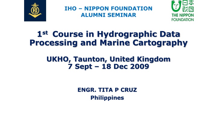 Career Achievements in Hydrography and Marine Cartography