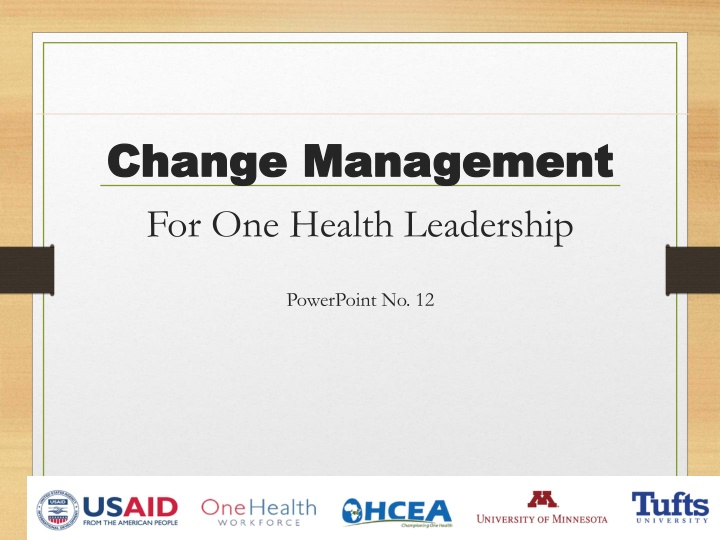 Principles for Effective Change Management