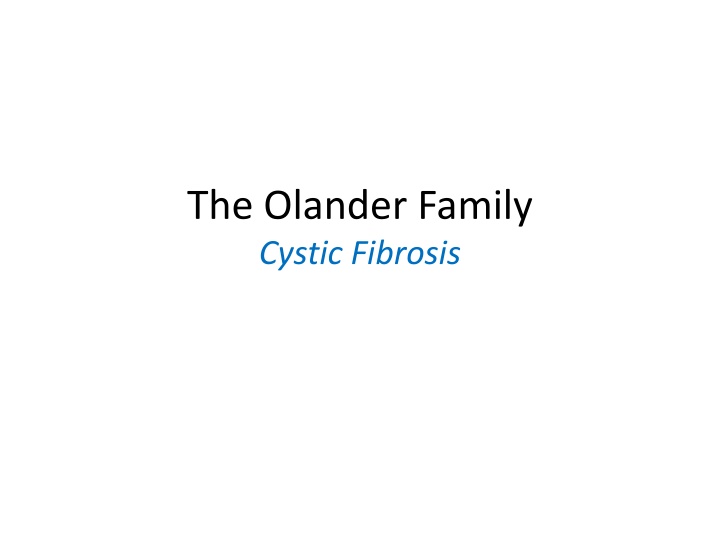 The Olander Family