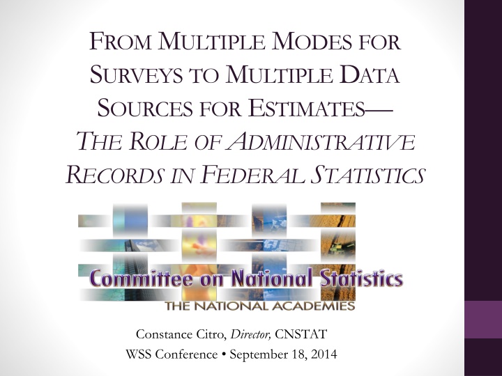 Role of Administrative Records in Federal Statistics