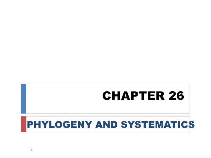 Evolutionary Relationships in Phylogeny
