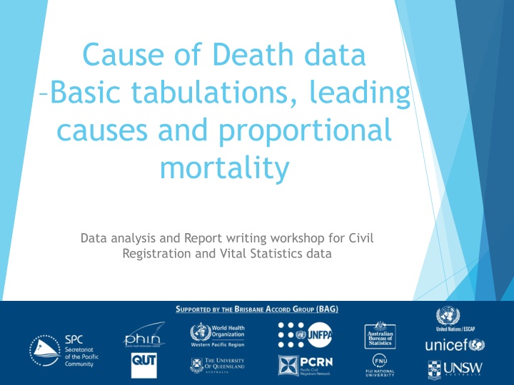 Cause of Death Data Analysis Workshop