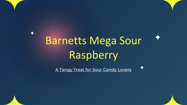 Barnetts Mega Sour Raspberry