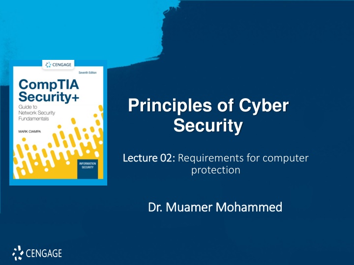 Requirements for Computer Protection - Cyber Security Basics