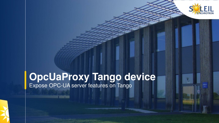 OpcUaProxy Tango device