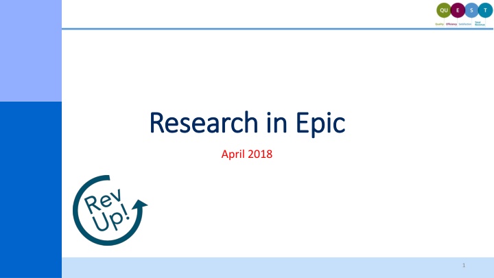 Epic Research Overview April 2018