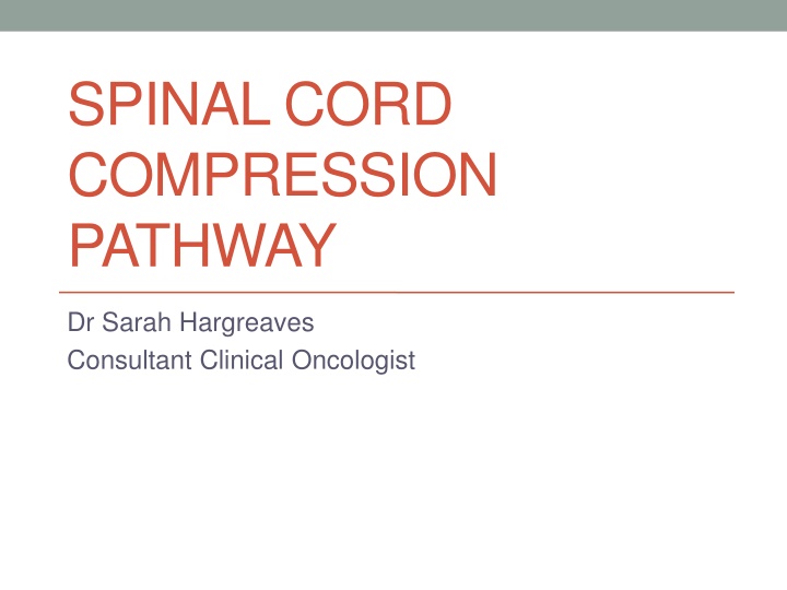 Spinal Cord Compression Pathway by Dr. Sarah Hargreaves