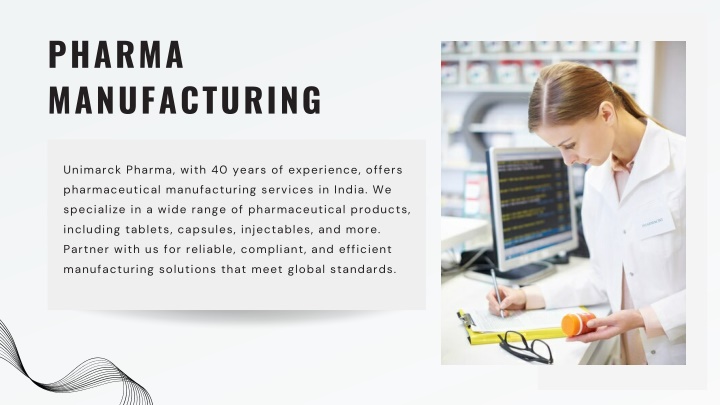 pharma manufacturing n.w
