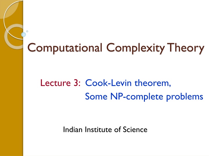 Cook-Levin Theorem and NP-Complete Problems