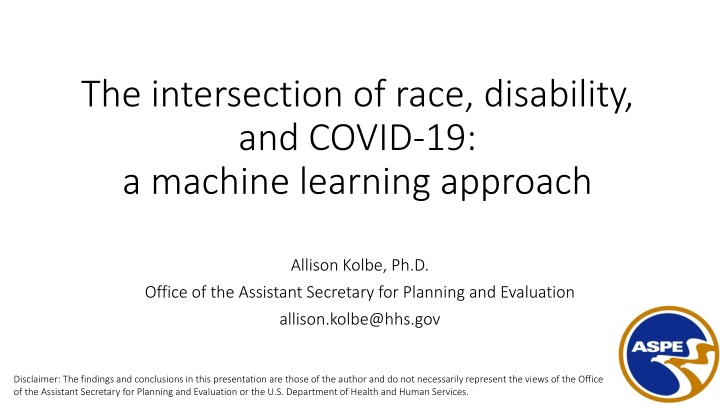 Intersection of Race, Disability, and COVID-19: Machine Learning Insights