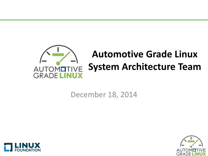 Automotive Grade Linux System Architecture Team
