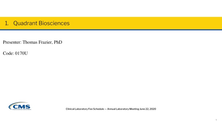 1. Quadrant Biosciences