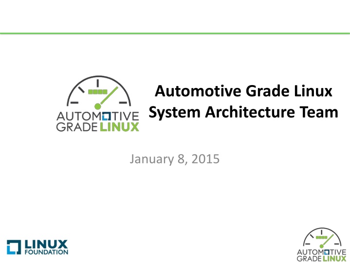 Automotive Grade Linux System Architecture Team