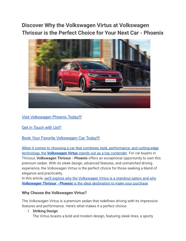 discover why the volkswagen virtus at volkswagen n.w