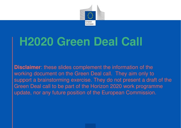 European Green Deal Call: Preventing and Fighting Wildfires