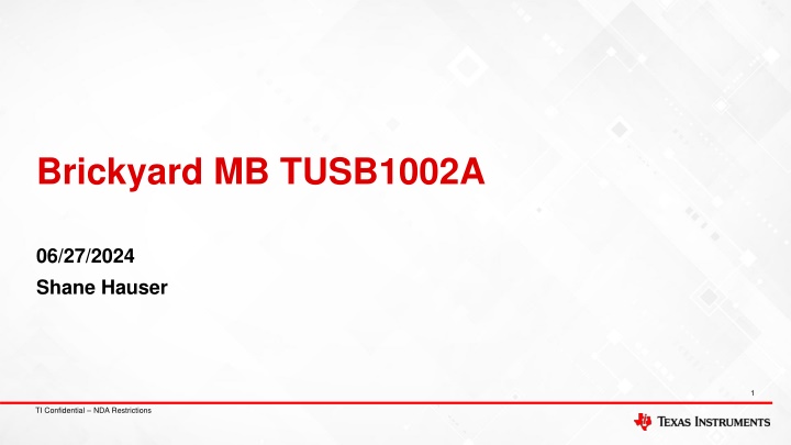 Brickyard MB TUSB1002A