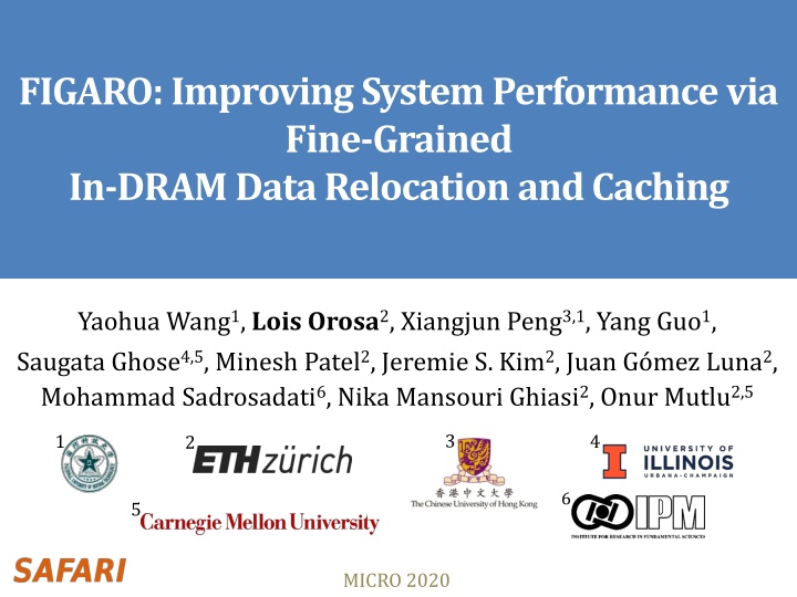 Enhancing System Performance with Fine-Grained In-DRAM Data Relocation