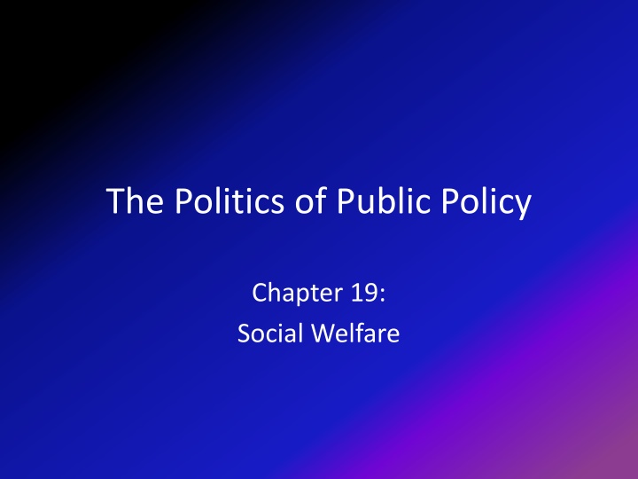 Social Welfare in the United States: Factors and Challenges