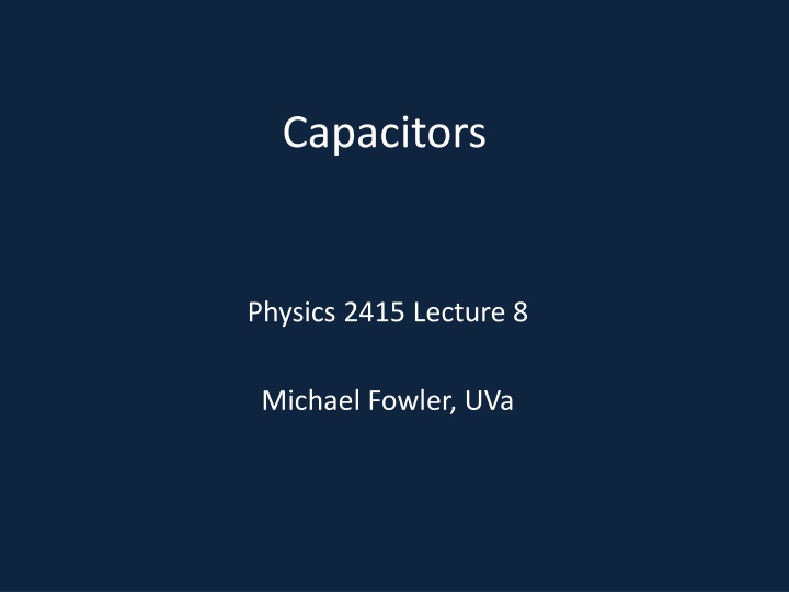 Capacitors in Physics: Understanding Charge Storage and Potential